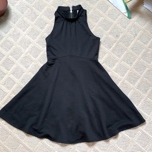 Free People high neck a line mini dress